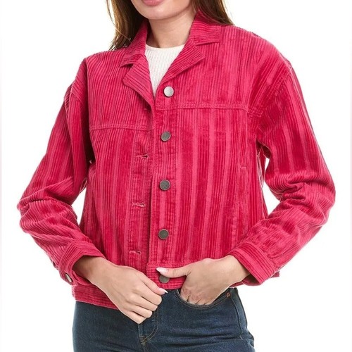 Cabi Damen Cordjacke Cheeky Topper dunkelrosa rosa Größe Medium 4124 - Bild 3 von 11