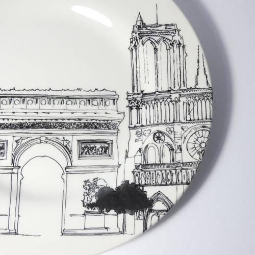 Royal Stafford Paris City Scenes Salat Dessert Teller Eiffelturm - 2er Set - Bild 7 von 19