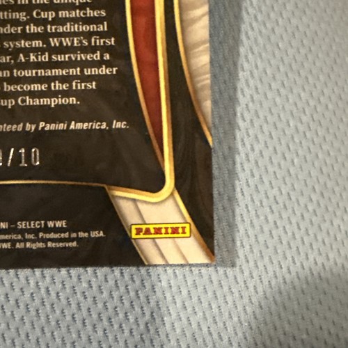 2022 Panini SELECT Gold Flash Prizm A-Kid #SN-AKD Auto 9/10 - Picture 4 of 7