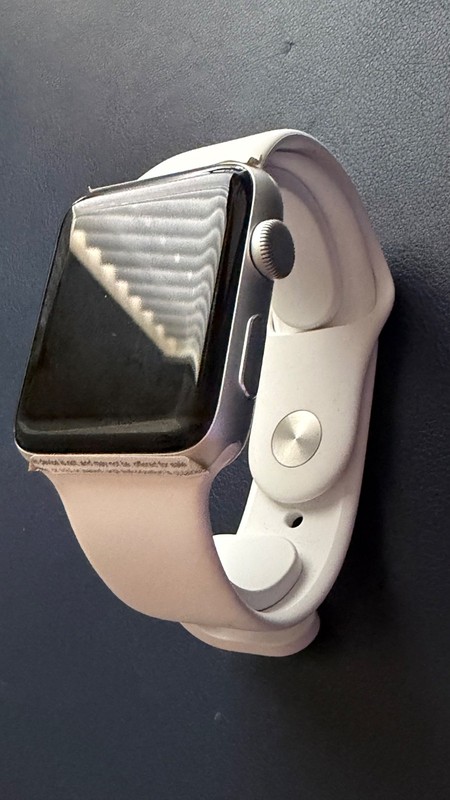 Apple Retail Collector Dummy Apple Watch Silver with White Sports Band & Stand