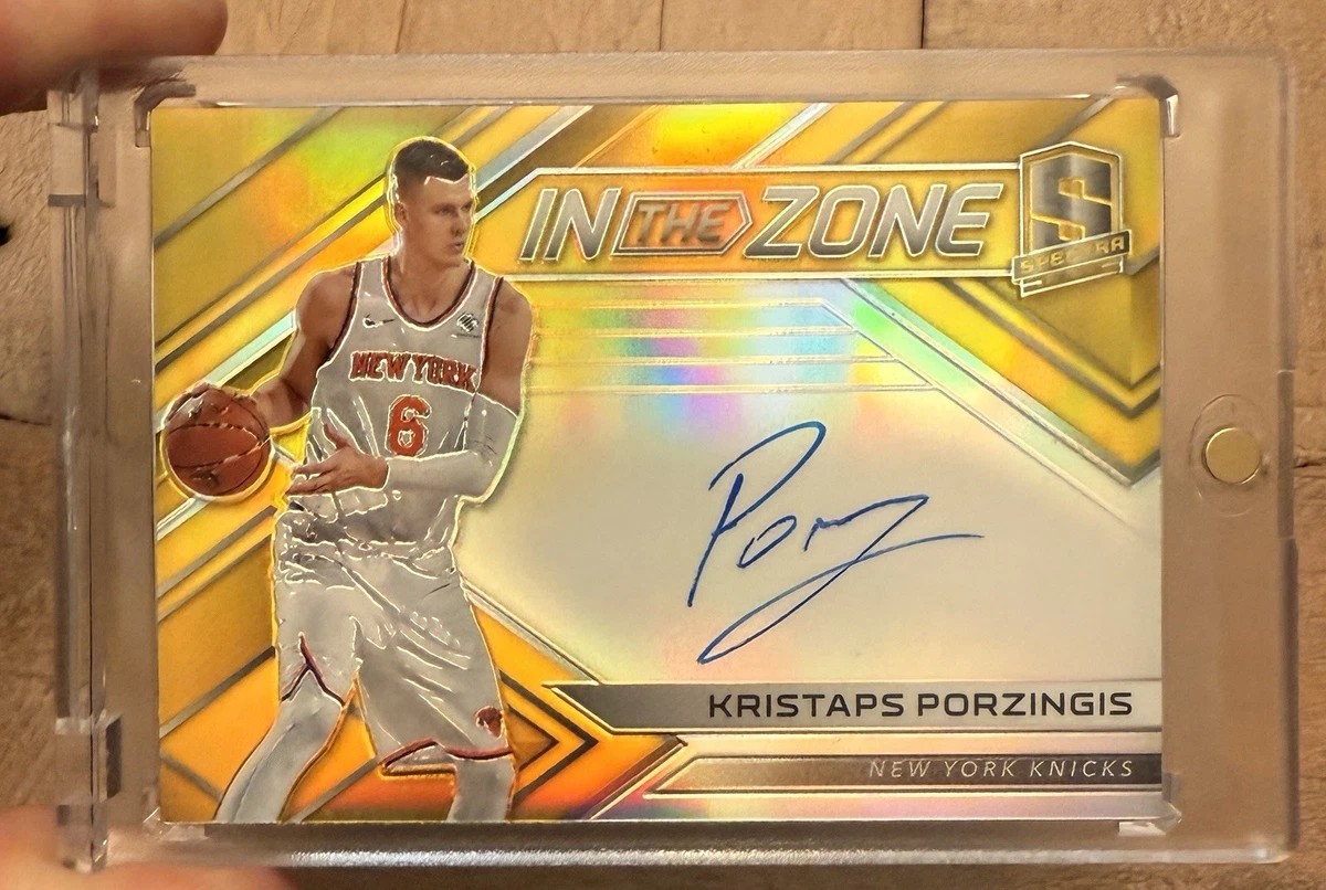 Kristaps Porzingis Basketball Parallel/Variety Sports Trading