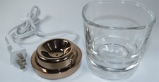 Genuine Philips Sonicare DiamondClean Glass Cup & Gold Charger Base New No Box