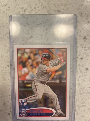 2012 Topps - Image Variation Bryce Harper #661 Batting, #34 showing (RC)