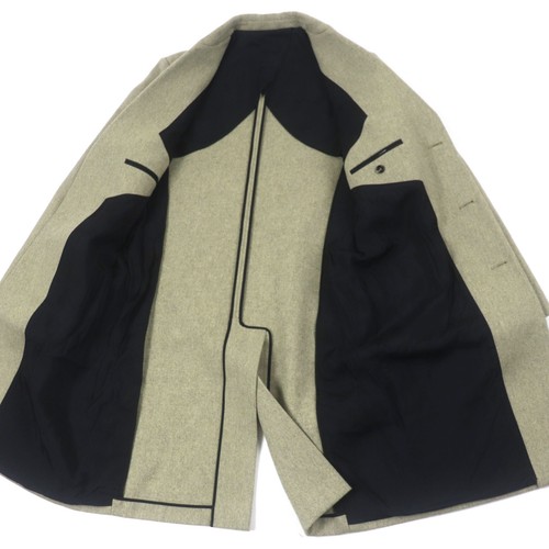 BOTTEGAVENETA Chester coat single Green system wool mens 52 647389 - Picture 4 of 9