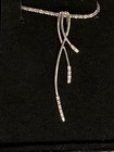 Intertwined PENDANT, 14K White Gold, Diamond Accents, NwoT — photo 2