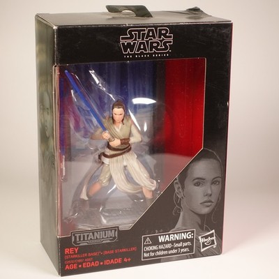 Star Wars Black Series Titanium Series Rey Figure Hasbro