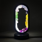 Gleneagles Oval Earth LED Natural Crystal Lamp - Mixed Minerals Dimmable Light