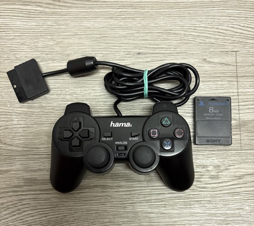 PS 2 Konsole FAT Silber (PlayStation) SCPH- 50004 Controller, Kabel, Memory Card - Bild 2 von 10