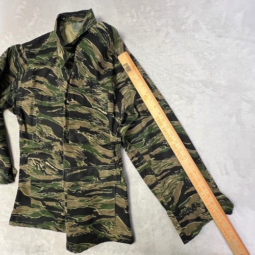 TRU-SPEC Tiger Stripe Camo Military Field Jacket Small Regular Men - Picture 8 of 8