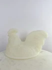 Fenton Glass Satin Rooster On Nest Top Only Replacement