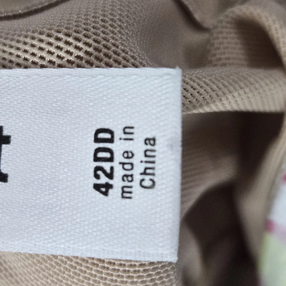 Lane Bryant Women Swimwear 42DD Blue Paisley Tankini Longline Underwired Top - Image 4 of 4