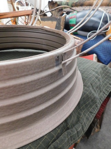 Cram's Metal 16" Globe Base Only Vintage 1960s Mileage Airliner Cruising Speeds - Bild 3 von 14