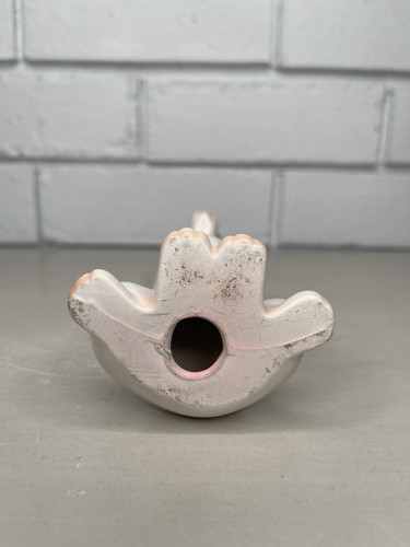 De Colección Cuello Largo Blanco Francés Caniche Perro Cerámica Estatuilla Pestañas Kitsch Japón - Imagen 8 de 10