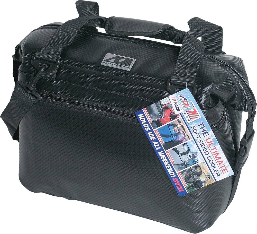 S Aocr24bk Carbon Cooler 24/pk Black 17"x10"x12"