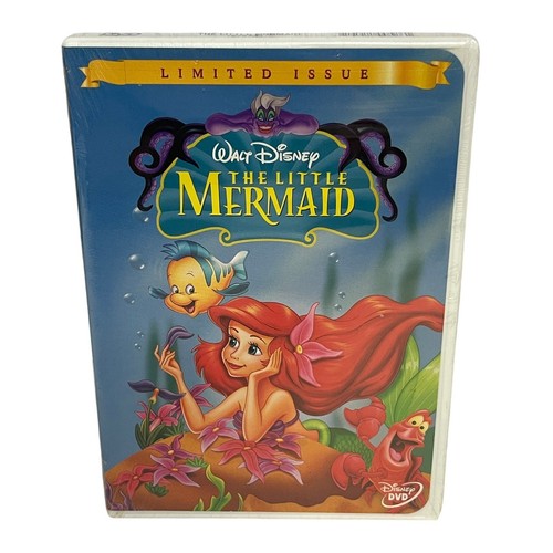 Neu versiegelt Walt Disney Die kleine Meerjungfrau limitierte Ausgabe DVD