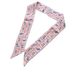 Hermes - Scarf Couvertures Et Tenues De Jour Horse Wear Silk Pink /Yo5 Oh Ladies