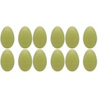 12 Stück Plastik-Ostereier, leere Eierschale, -Party-Eier, -Zubehör