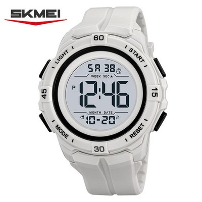 SKMEI Men Digital Watch Black LED Wristwatch Student Boy Alarm Electronic Watch