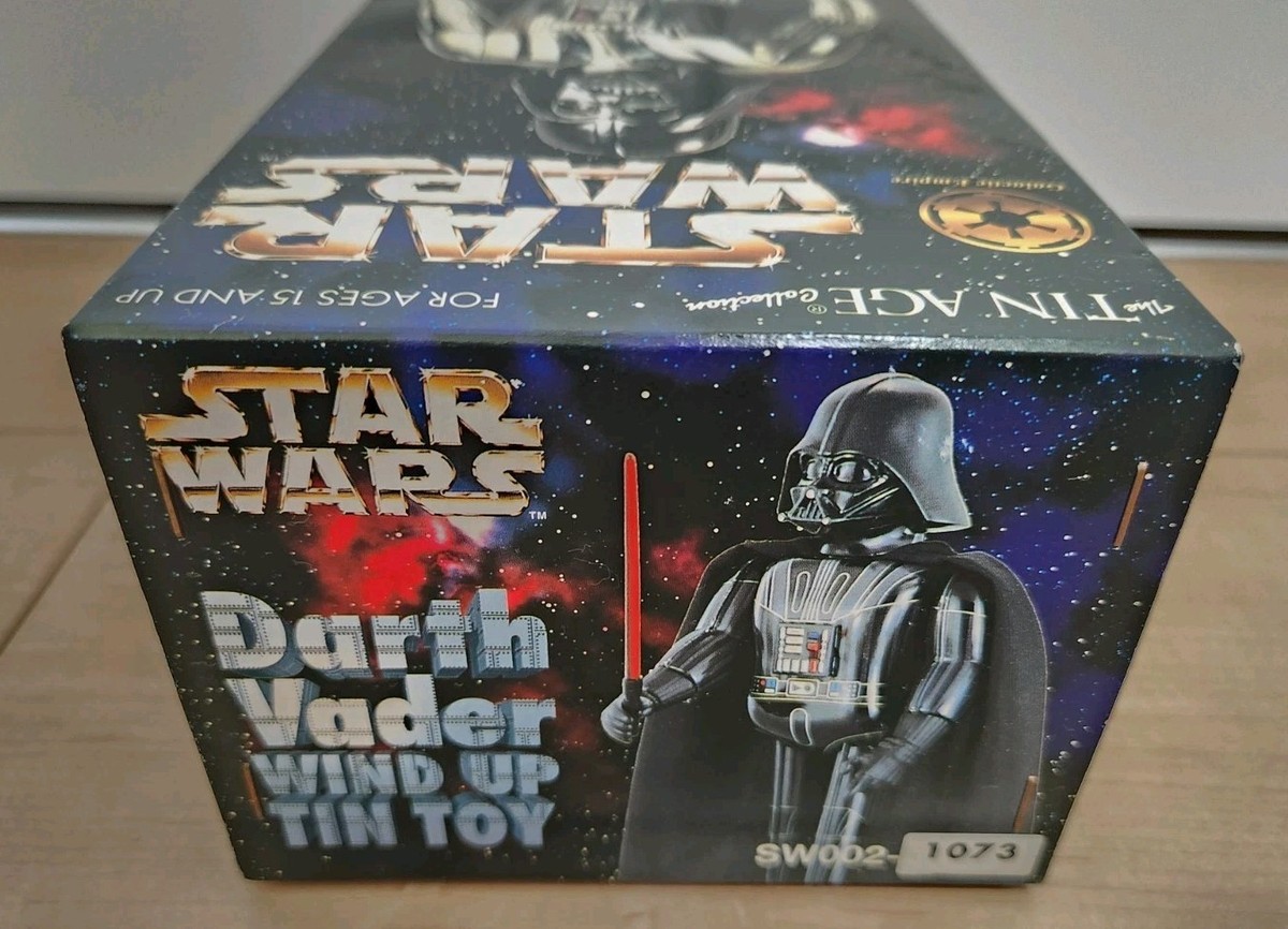 Star Wars Wind Up Darth Vader Tin Age Toy Osaka Toy 1997 Made In