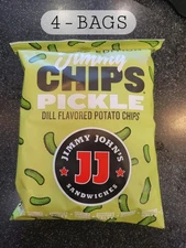 Jommy John's Pickle Chips Limited Edition 4 (2oz) BAGS