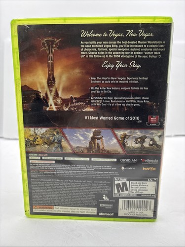 Fallout: New Vegas (Microsoft Xbox 360, 2010) CIB - Bild 5 von 6
