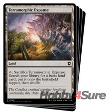 Terramorphic Expanse X4 M/NM Magic: The Gathering MTG Bloomburrow: Commander