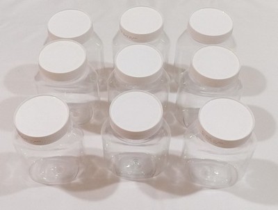 Nutella Spread Nine (9) Empty Plastic Jars 33.5 oz Super Clean #12 One Day Sale