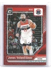2024-25 Panini Donruss Optic Jonas Valanciunas #21 Choice Red 17/88 Wizards