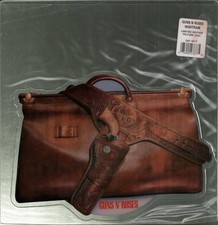 Guns N Roses Nightrain 7" vinyl UK Geffen 1989 Limited edition shaped pic disc