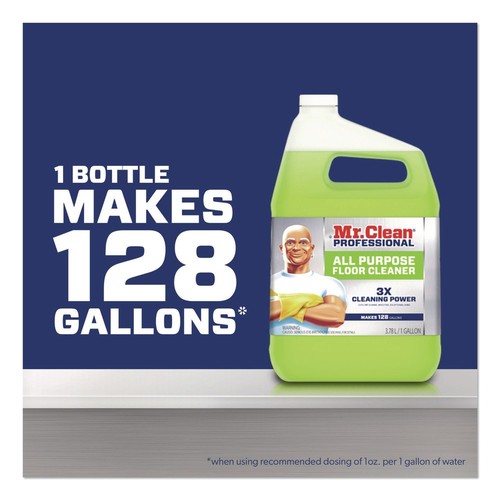 Mr. Clean 02621EA 1 Gallon Finished Floor Cleaner - Lemon Scent New - Picture 3 of 9