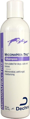 Veterinarian-Recommended 8oz MiconaHex + Triz Medicated Pet Shampoo - Unscented - Picture 2 of 3