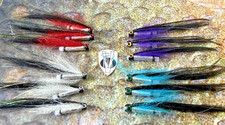V Fly Signature HKA Bismo Sunray Salmon Tube Flies & Trebles 4 Pattern Options