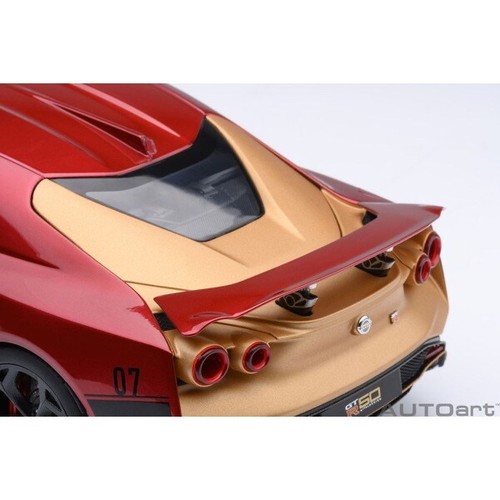 AUTOart 77514 1/18 Nissan GT-R50 by ItalDesign Red/Gold Resin Model - Picture 22 of 24