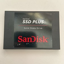 SanDisk Plus SDSSDA-120G 2.5" SSD Storage 120GB SATA Device. Tested & Working!