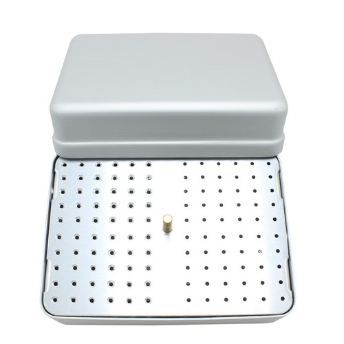 Caja de fresas de desinfección dental de aluminio con soporte para limas Endo de 120 agujeros gg56 - Imagen 7 de 11