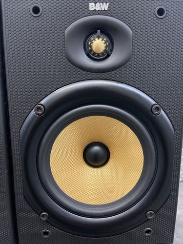 B&W Bowers & Wilkins DM602 Home Theater Bookshelf Speakers Black Ash - Picture 4 of 11