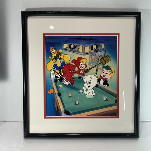 Hanna-Barbera gerahmte Pop Art: Casper, Richie Rich, Wendy, Baby Huey, Hot Stuff - Bild 1 von 17