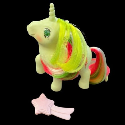 My Little Pony G1 Mimic Twinkle Eye w/ Star Brush Unicorn Parrot Vtg 1987 MLP