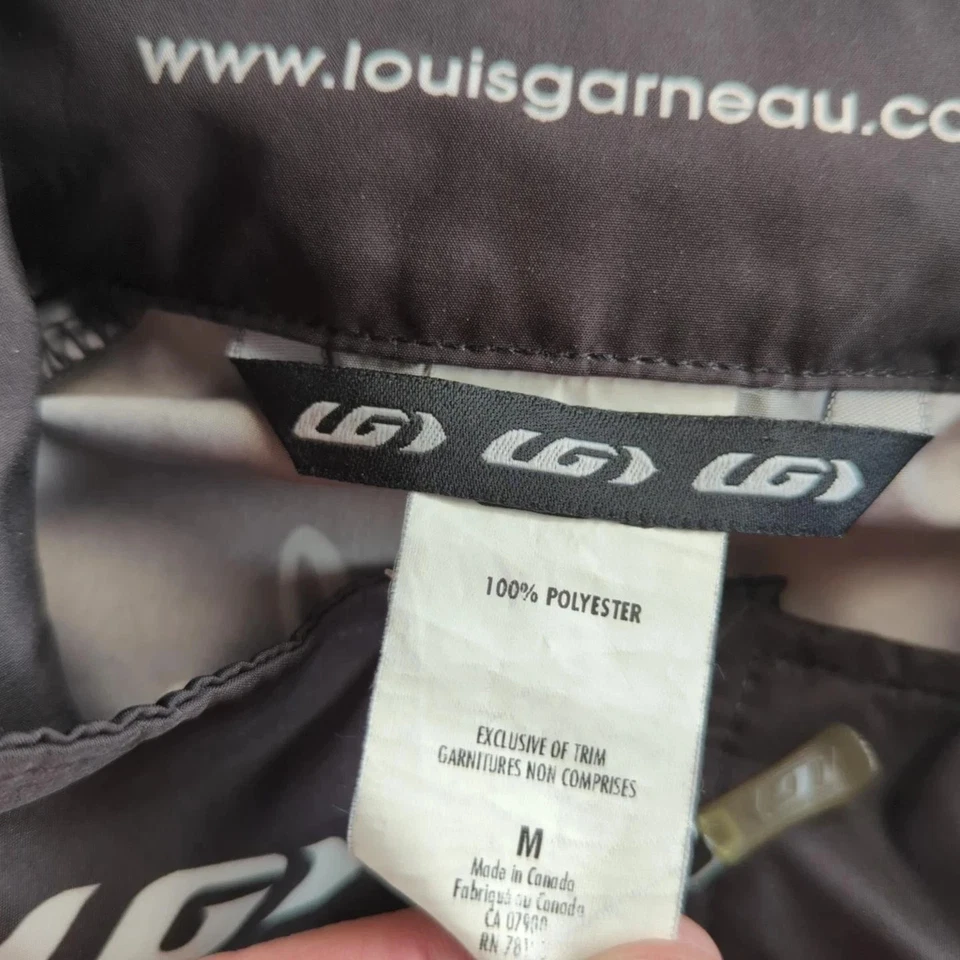 Chaqueta de ciclismo Louis Garneau Hero Ride mediana negra amarilla Porsche Pfaff Canadá Foto 4 de 4
