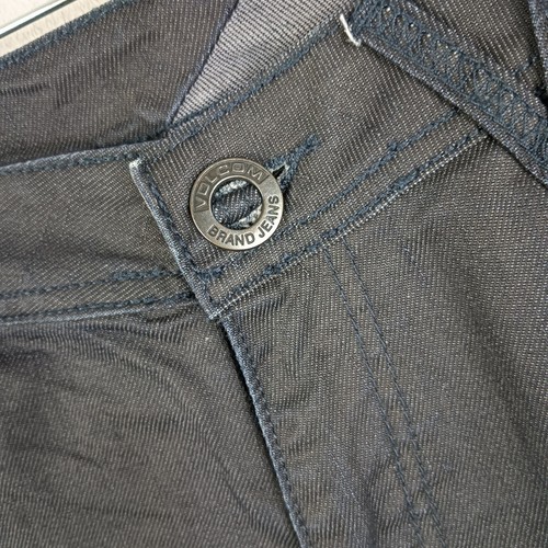 Volcom Men's Dissolver Jeans Size 33 Black Denim Relaxed Straight Fit Mid Rise - Picture 4 of 19