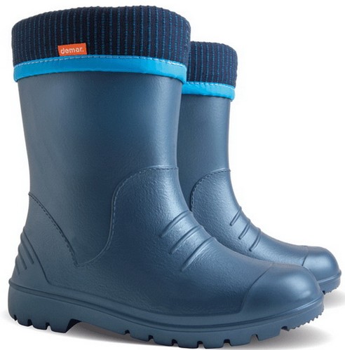 Demar Dino EVA Kleinkind Gummistiefel Wolle gefüttert Kinder Jungen Mädchen Winter - Bild 4 von 27