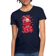 Teletubbies Po In a Cool Pixel And Drip Design Women's T-Shirt