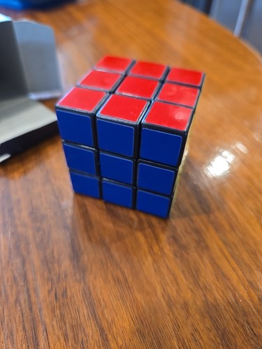 Vintage RUBIK'S CUBE Knock Off WONDERFUL PUZZLER Original Box 3x3 - Picture 6 of 6