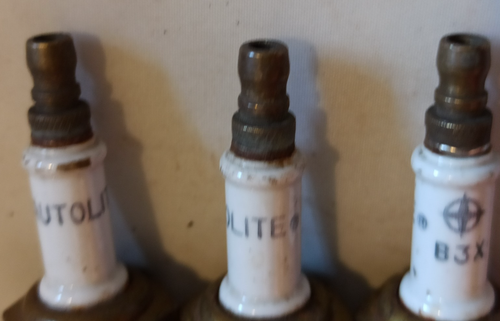 3 x Autolite b3x SPARK PLUGS - Vintage untested sparking plug - B 3 X - Picture 3 of 5