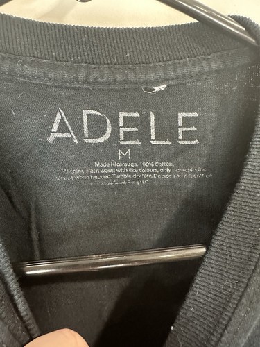 Adele Live 2016 Concert Tour T-shirt Black Long Sleeve Women's Size Medium - Picture 3 of 6