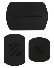 Scosche MAGRKI MagicMount Replacement Metal Plate Kit for 3 Plates, Black