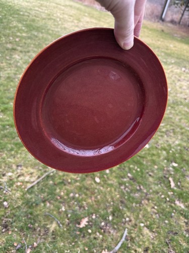 "Plato de almuerzo GMB Gladding McBean El Patio 9-3/8"" secuoya franciscana" de la década de 1930 - Imagen 4 de 7