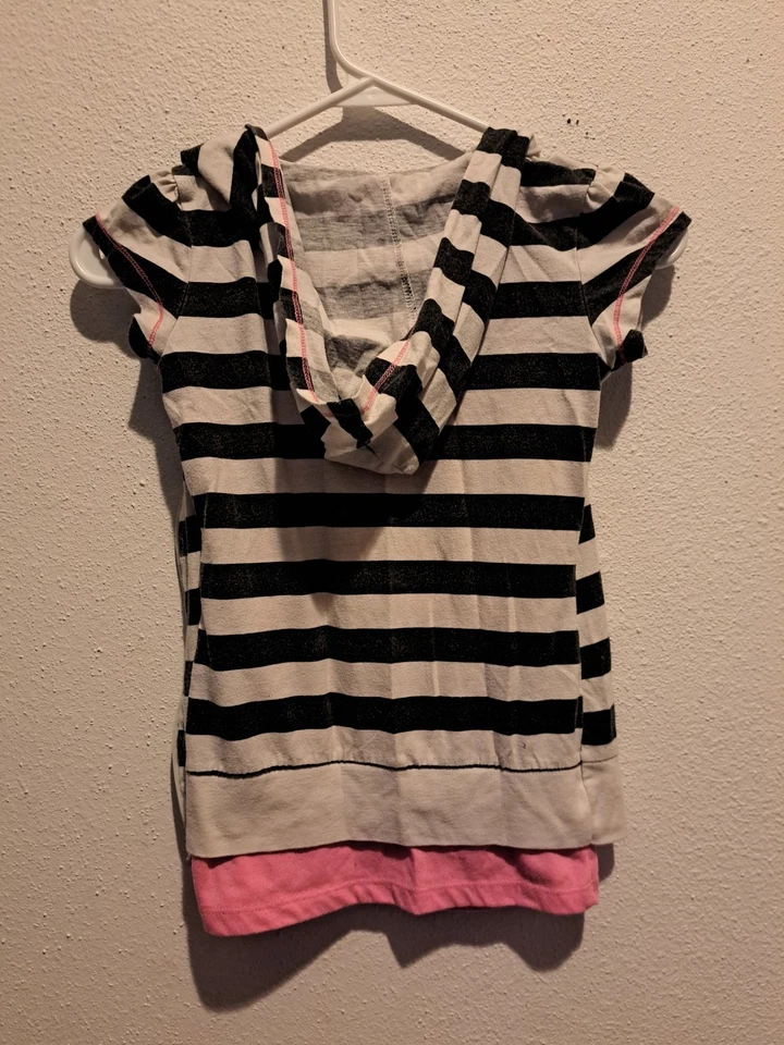 Self Esteem Hooded Zip-Up T-shirt Junior's Women's Size Small - Image 3 of 4