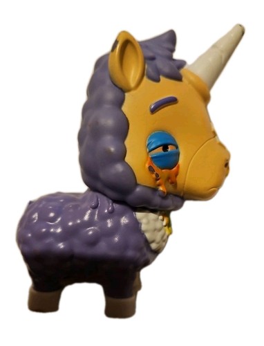 MGA R.I.P. REGENBOGEN IN STÜCKEN Bobby Prellungen lila Einhorn 4 Zoll Figur Spielzeug lose - Bild 2 von 5