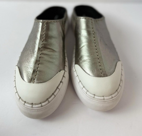 Free People Mules Juno Slip On Sport Cafe Leather Size 11 - Picture 10 of 11